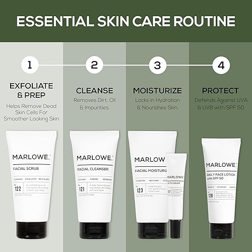 Miniatura 8 de MARLOWE. No. 127 Crema de ojos para hombre con vitamina C, cafeína y escualano hidratante para hinchazón, arrugas y ojeras, cuidado de la piel bajo