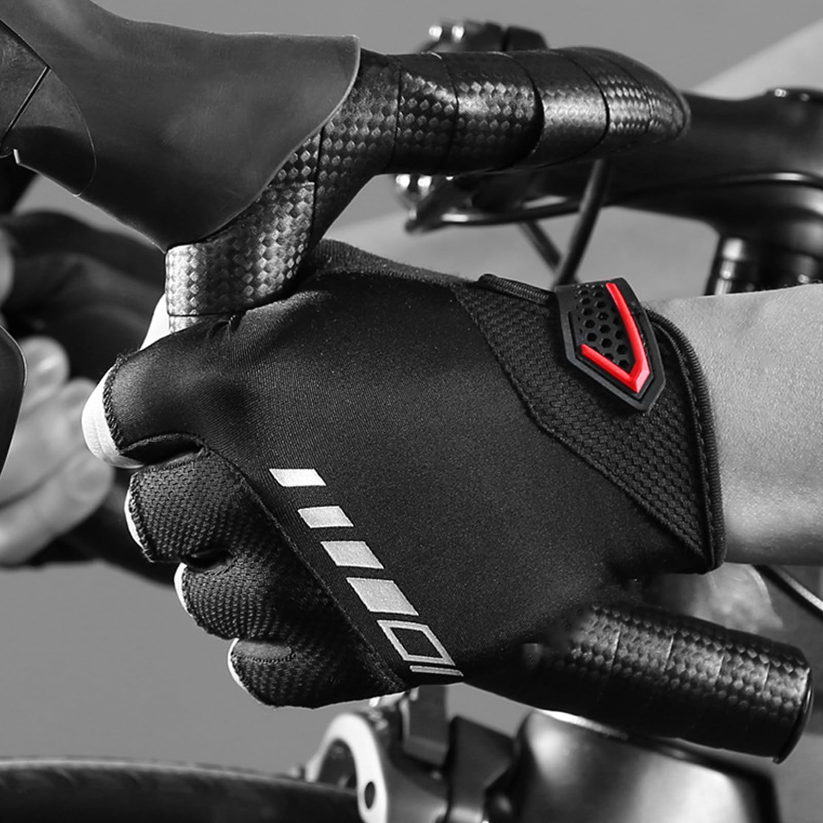1 paire de gants de sport respirants, sans doigts, antidérapants, durables, pour le cyclisme, la pêche, la randonnée, résistants à la transpiration, ergonomiques