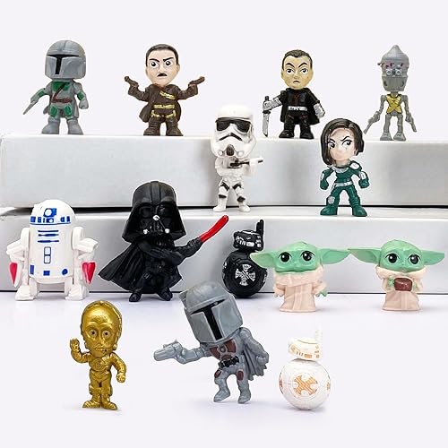 Miniatura 9 de 14 figuras de acción para decoración de Navidad, decoración de tartas para regalo de Navidad, regalo de cumpleaños para niños