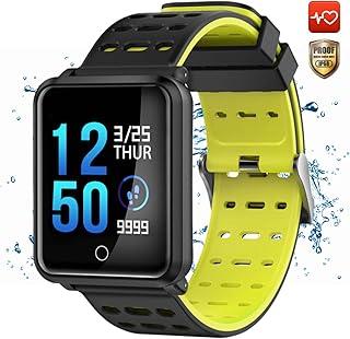 CanMixs Smart Watch CM05 IP68 Waterproof Touch Screen Wristband Fitness Tracker Bracelet Activity Tracker with Heart Rate Monitor Sleep Monitor Pedometer Step Calorie Counter for iOS Android