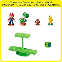 Vista 7 de EPOCH Games Super Mario - Paquete de juego de equilibrio, 3 juegos de acción de mesa para mayores de 4 años con 12 figuras de acción coleccionables