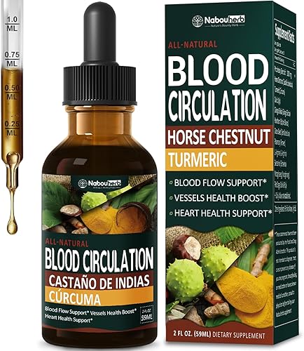 Nabouherb Gotas de circulación sanguínea de castaño de indias (1, castaño de indias)