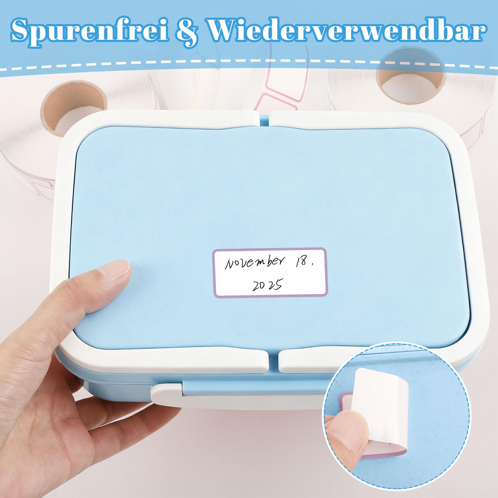 Gefrierschrank Etiketten Wasserfest Lebensmitteletiketten – 10 Bis 500 Stück, Klebend & Verschmierfest Für Gefrierschrank & Vorratsdosen Sharpie Permanent Marker