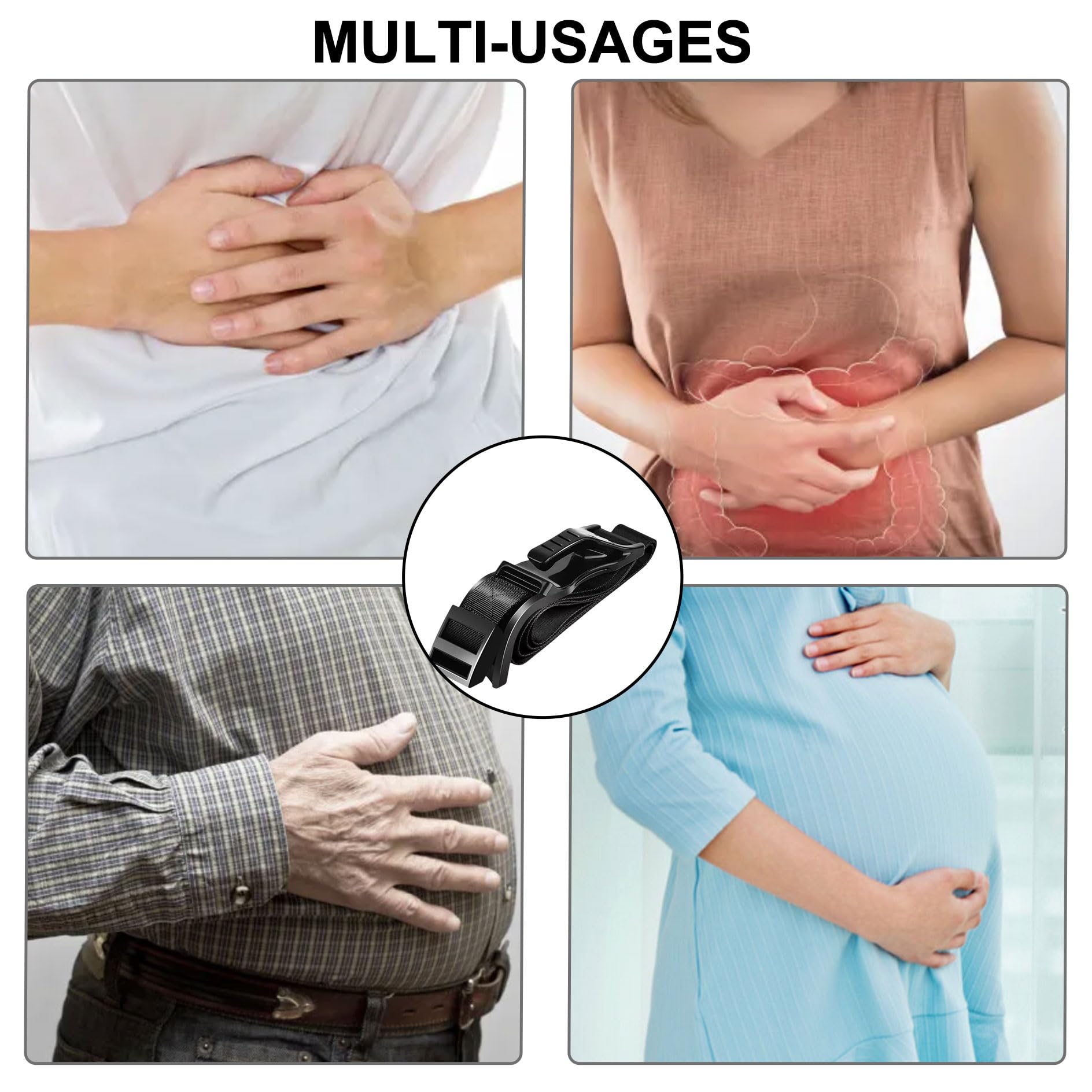 Universale Cintura Sicurezza Gravidanza, Regolabile Cintura di Sicurezza di Maternità, Previene la Compressione Addominale, Protegge Bambino e Madre, Regali per Donne Incint