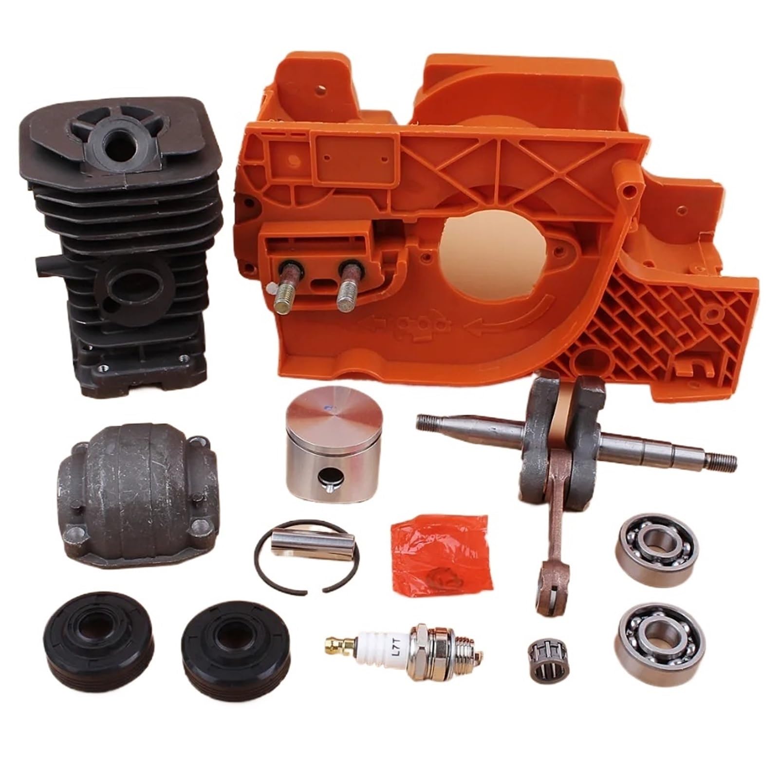 Kit di ricostruzione del motore del motore dell'albero motore del cilindro del basamento da 38 mm adatto per 137 142 137E 142E Kit di modifica cilindro moto