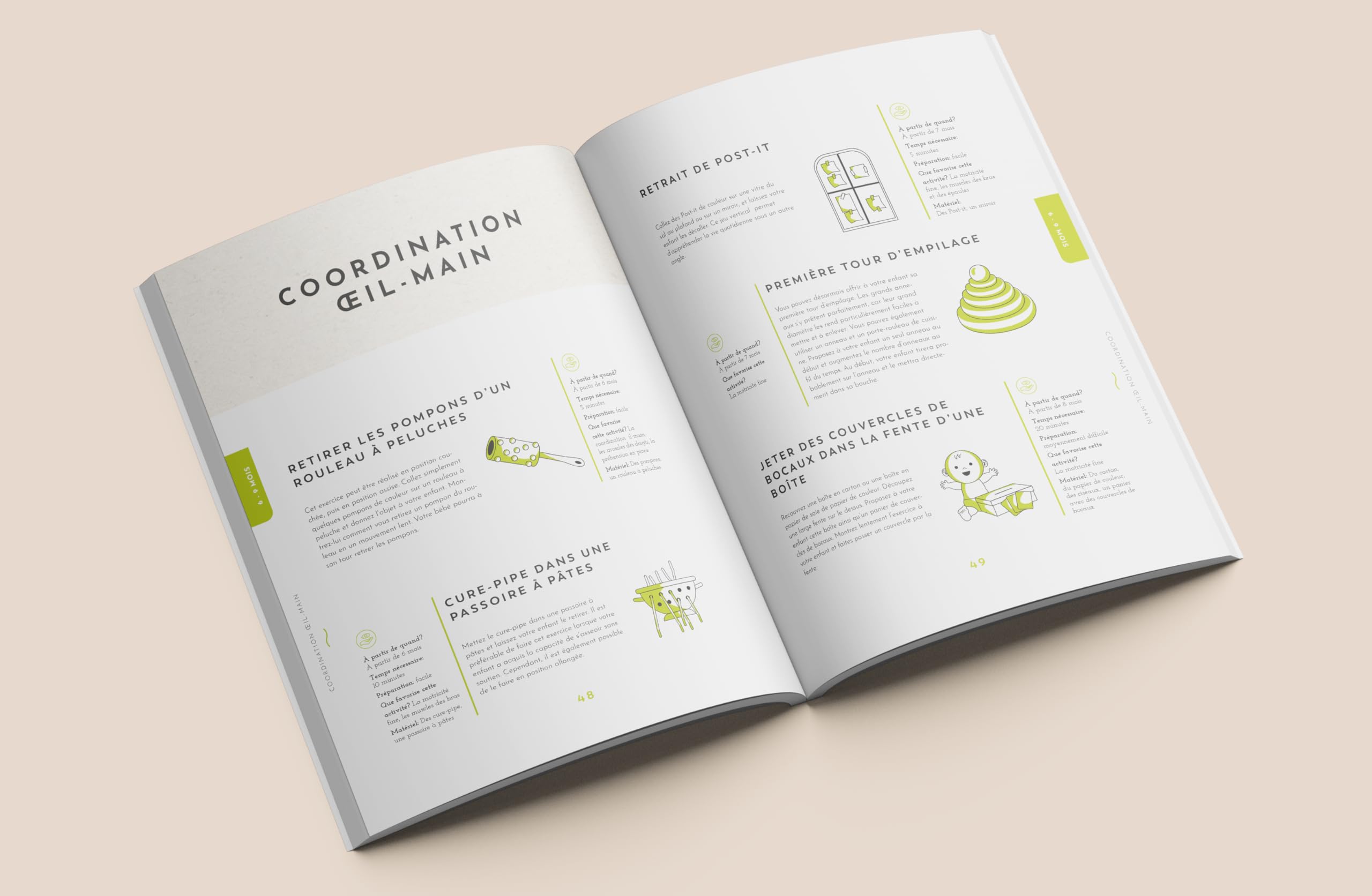 Le Livre Montessori pour bébés et tout-petits: 200 activités créatives pour la maison - Favoriser l'indépendance de son enfant en pleine conscience et par le jeu