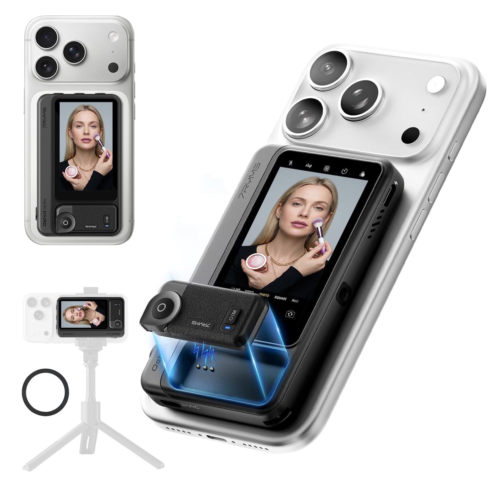 Photo 1 of 7RYMS Qshot V2 PRO Wireless Selfie Monitor Screen with 4K/60fps, 5H Battery