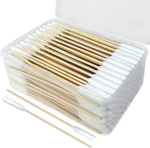 200 PCS Dog Ear Cleaning Kit; 6-Inch Large Cotton Swabs for Gentle & Effective Cleaning. Safe and Hygienic Pet Ear Cleaning Solution
