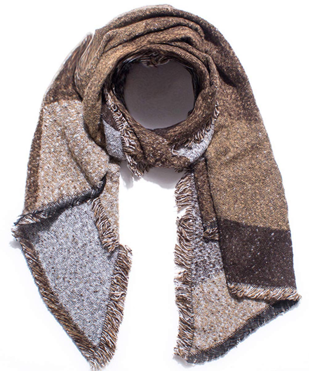 JFAN Sciarpa Donna Foulard Plaid Stola Donna Tartan Grande Scialle Abbigliamento Invernali per Moda