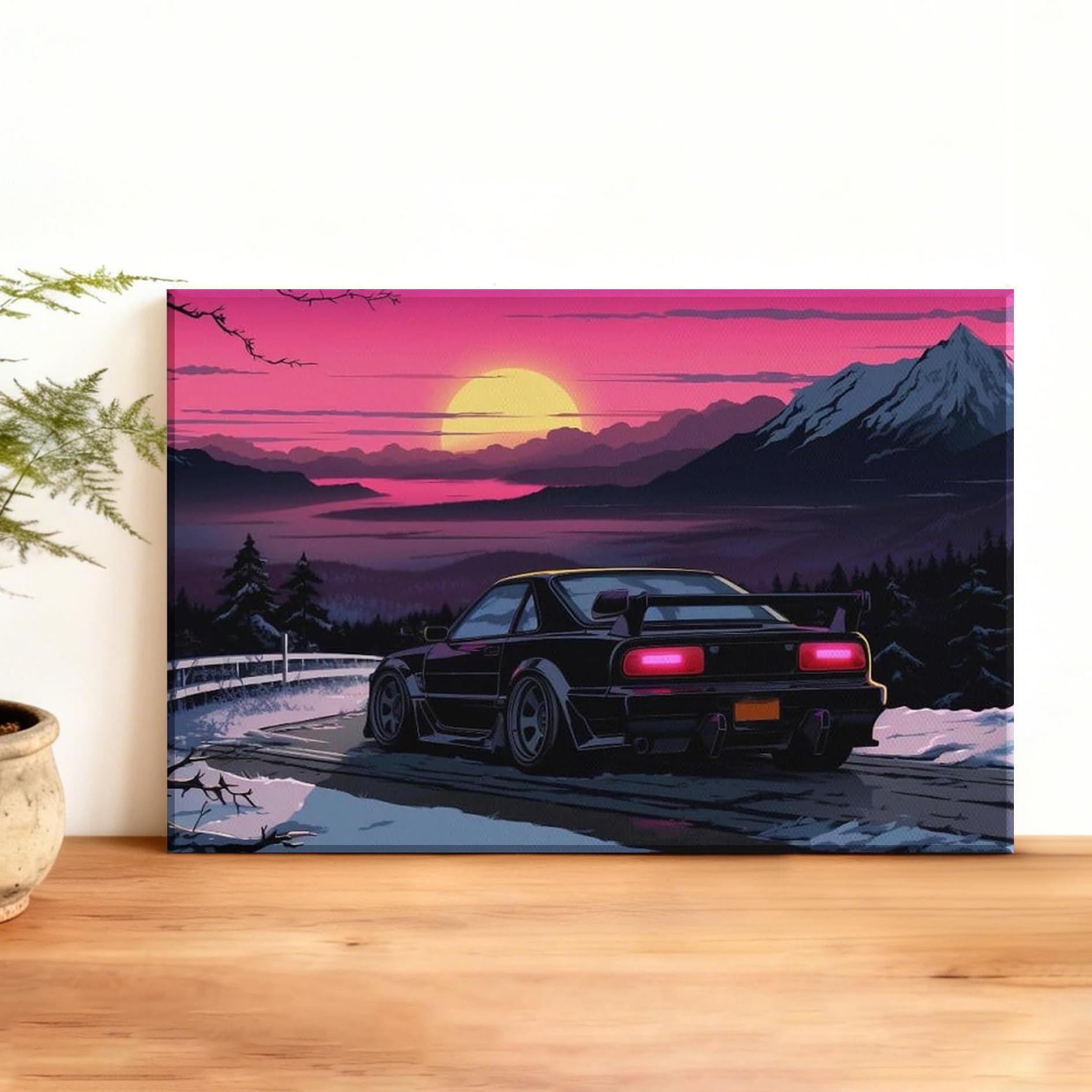 アート・デザイン・音楽 Poster Art of Cars Get Revved Up for an