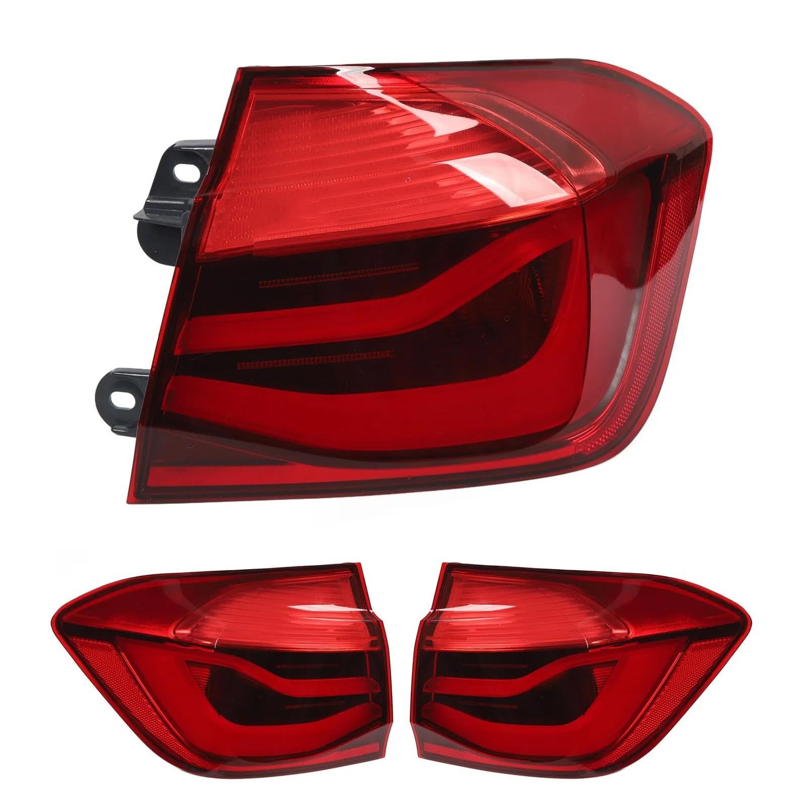 Auto Fanale Posteriore per B&MW Serie 3 F30 F31 F80 2015-2019 Luce Freno Posteriore Esterna, Fanale Posteriore (Sinistra)