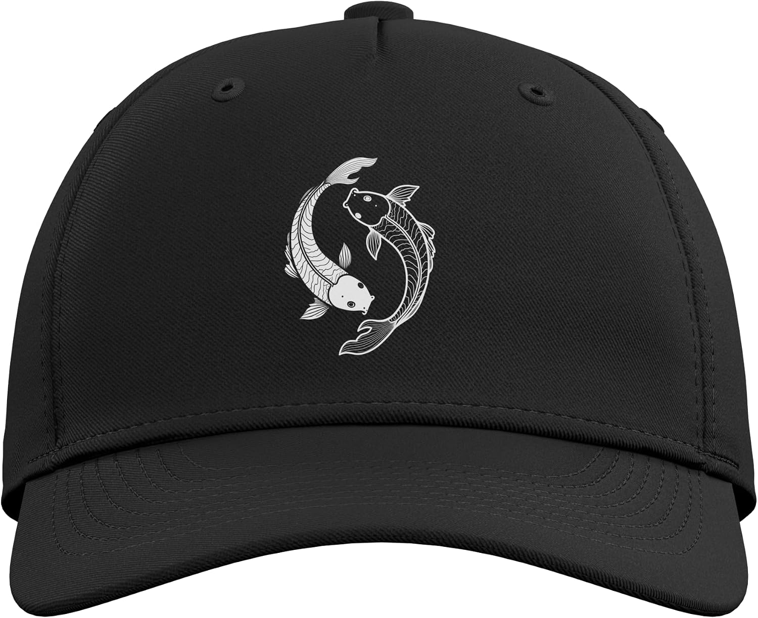 Yin Yang Koi Fish Adjustable Baseball Hat image 2