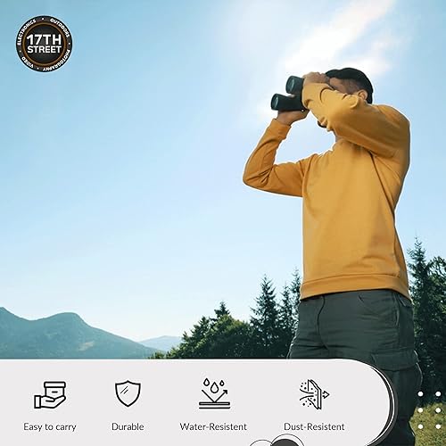 Miniatura 3 de Nikon PROSTAFF - Binoculares impermeables P3 de 10 x 30 para adultos | Binoculares de viaje pequeños y compactos para observación de aves | Sistema