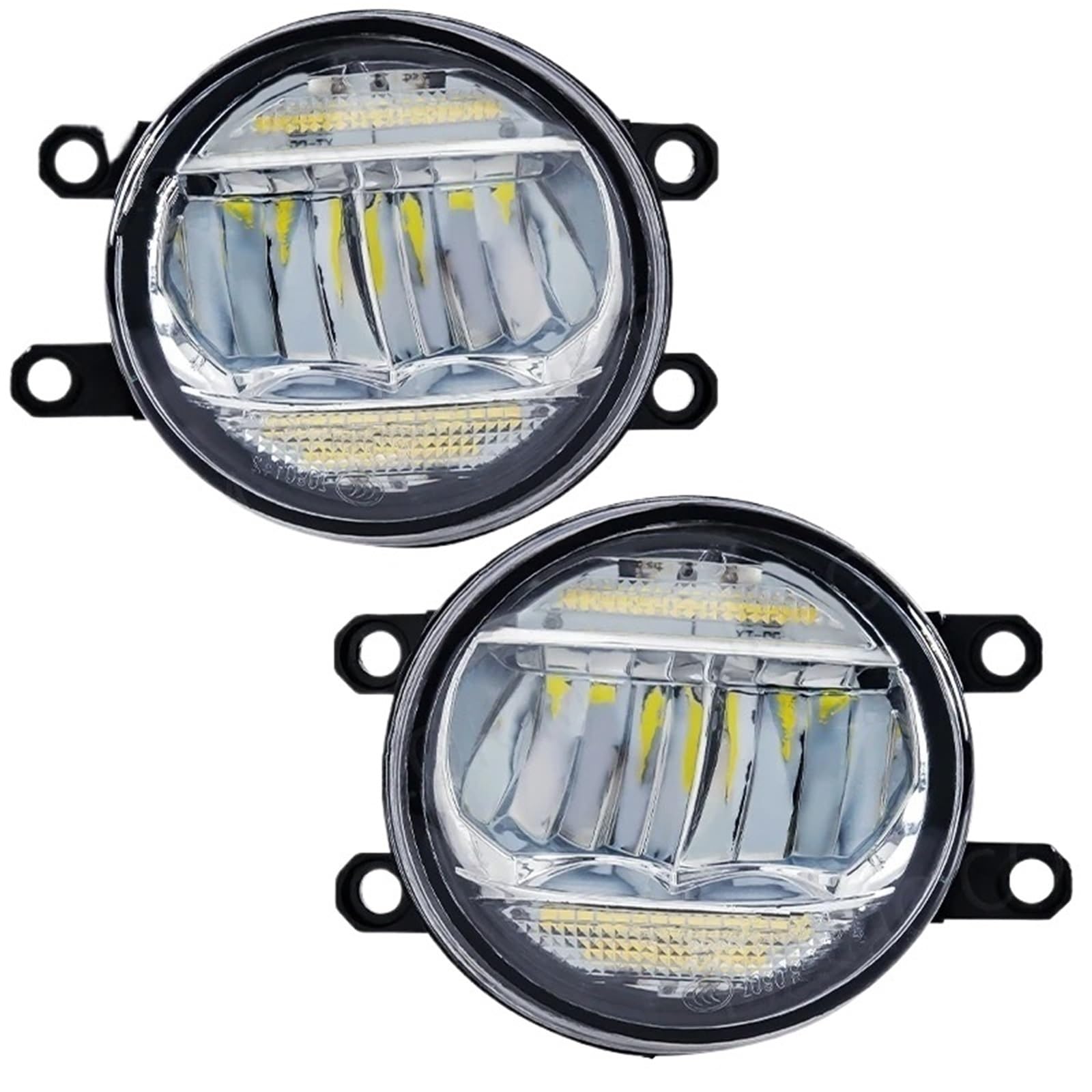 Faro Coche Luz Antiniebla LED 2 1 12 V Circulación Diurna DRL Para Toyota Para RAV4 Para Aygo Para Venza Para Avalon Para Sienna Para Tundra Faros Delanteros