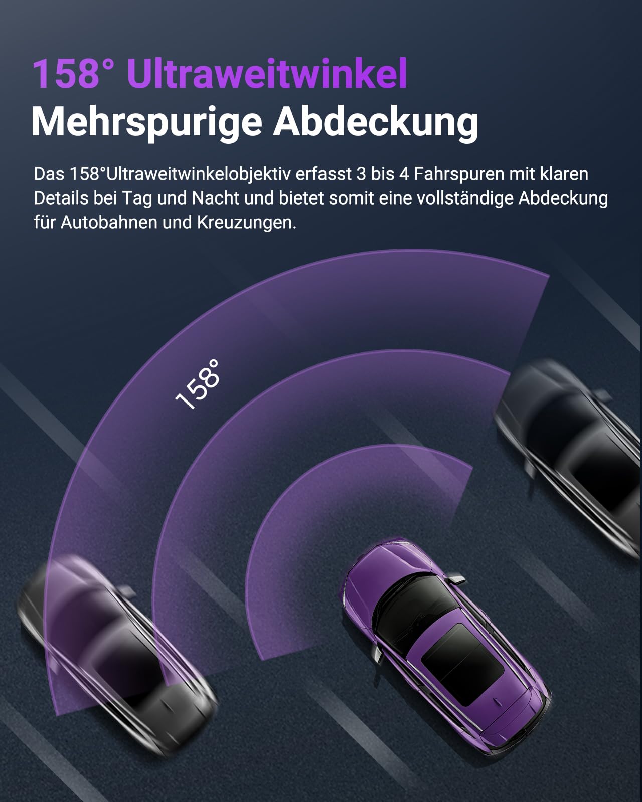 VANTRUE S1 Pro 2.7K 60FPS Dashcam Vorne STARVIS 2 Nachtsicht Versteckte | 5GHz WiFi Dash Cam Auto ADAS, Sprachsteuerung , GPS, 15 Sekunde Voraufnahme,24/7 Puffer Parkmodus, DSGVO-konform, Max 1TB