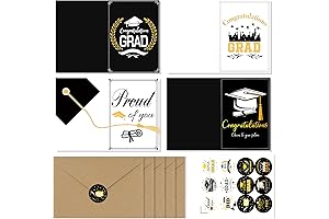 Graduation Congratulation Cards Pack of 12