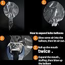 Efay Balloon Expanding Pliers For Clear Rubber Balloons, Stuffing Machine Tools Bobo Bubble-Pack Of 1, Stainless Steel gallery image