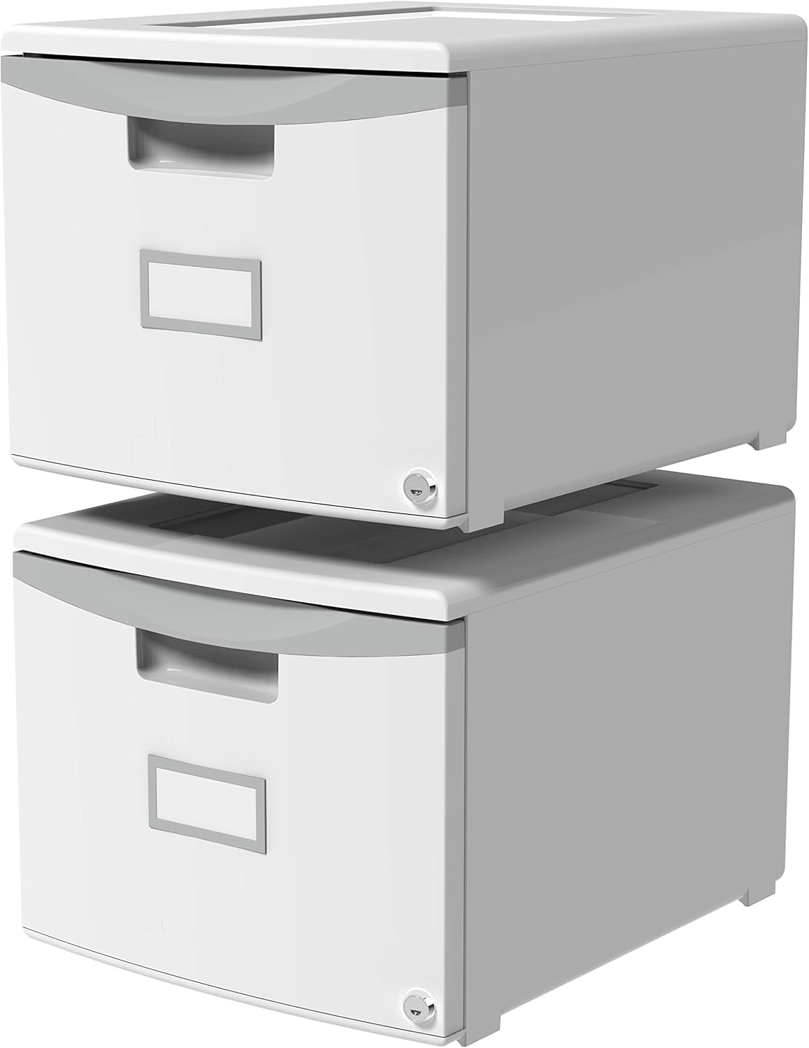 Storex Single Drawer Mini File with Lock, 18.25 x 14.75 x 12.75