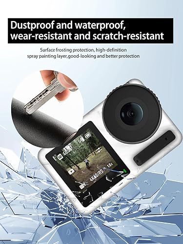 Miniatura 2 de Película protectora para cámara DJI Osmo Action 4Action 3, WUNIAK - Adhesivo de película protectora, resistente a los arañazos y al desgaste,