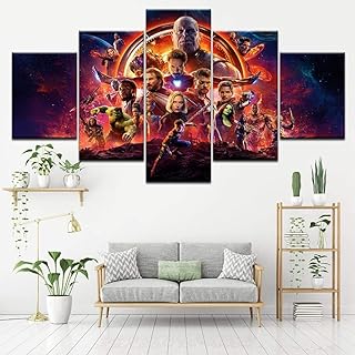 ZDDBD Hot Movie Marvel Avengers Infinity War Poster Stampa su Tela Pittura Decorazione della casa Immagine Arte della Parete per Soggiorno