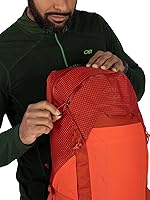 Vista 11 de Osprey Talon Pro 20L Mochila de senderismo para hombre con cinturón de cadera, color naranja marte
