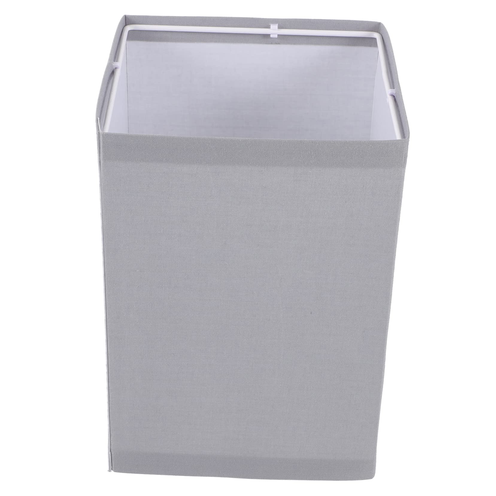 ORFOFE Square Cloth Lampshade for Table Lamp Sturdy Structure and Metal Frame, Eye Protection Feature, Suitable for Living Room and Bedroom Use