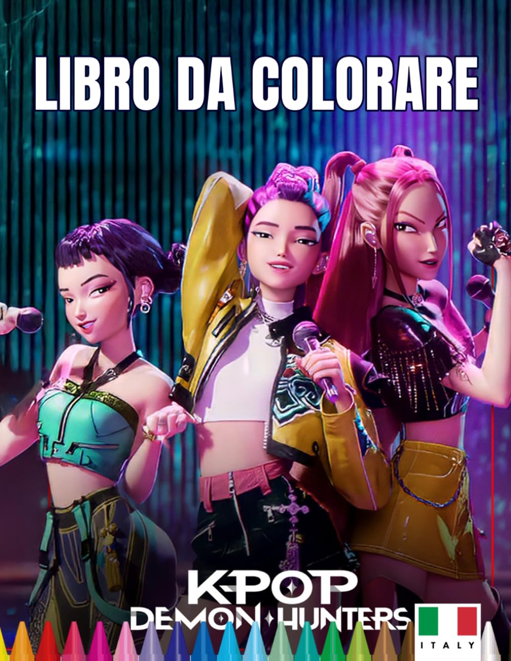 Libro da colorare Gruppi Fantasy K-P-0-P