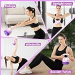 Yes4All Ensemble de poids réglables pour l'entraînement de la force des femmes, l'équipement d'entraînement Kettlebells pour le gymnastique domestique