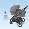 Cochecito Mompush Meteor2 con capazo, adaptador de silla de auto incluido | Asiento reversible de recién nacido a niño pequeño, toldo UPF 50+, ruedas todo terreno, plegado compacto, portavasos, cubrepies, adaptador de silla de auto 3