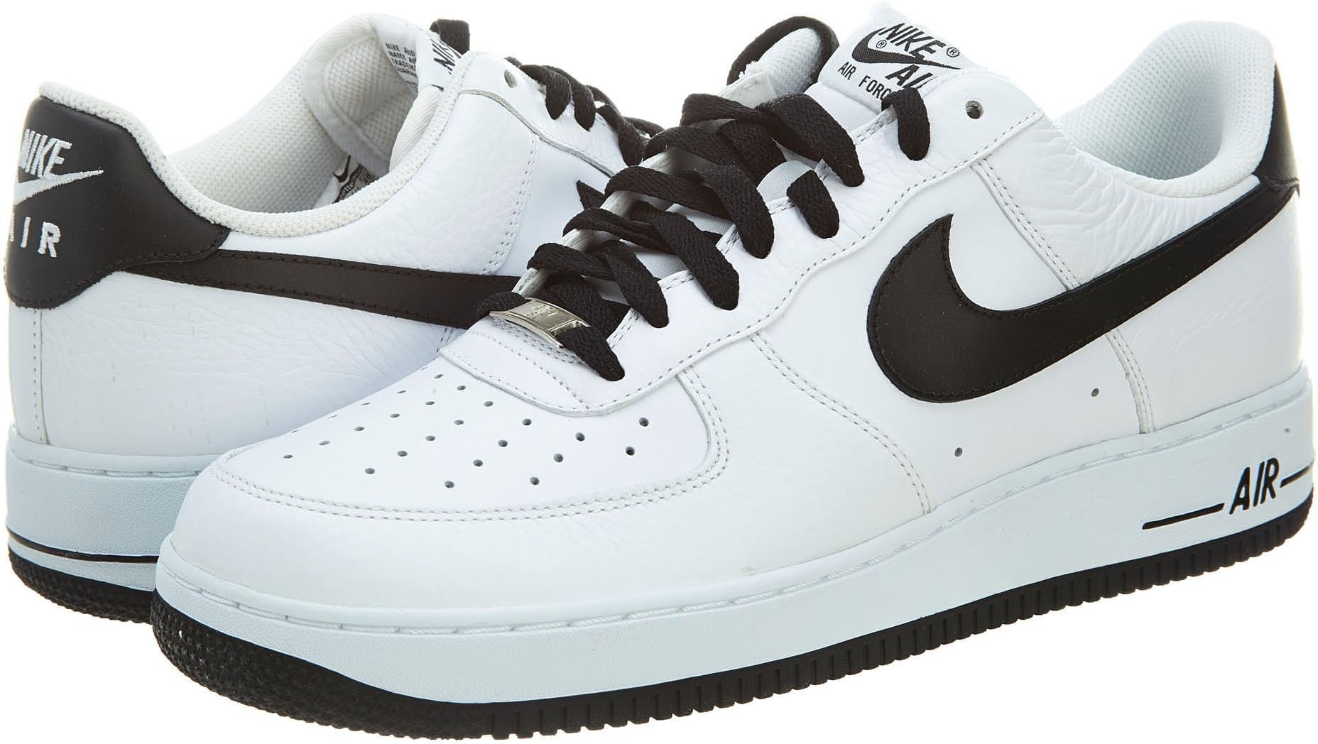 all black air force with white tick