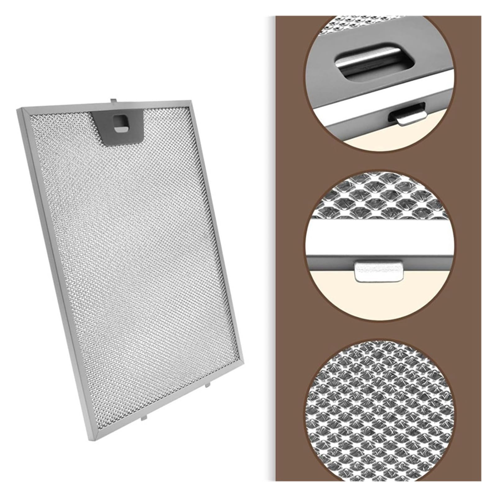 3PCS WB02X24871 Filtro Antigrasso for Cappa Da Cucina, Compatibile Con GE, JVW5361SJSS JVW5361EJ1ES JVW5361EJES Filtro Antigrasso A Rete-Y48A