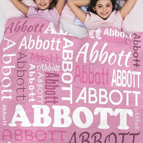 Miniatura 9 de Mantas de monograma personalizadas con nombres, manta personalizada para bebés niñas, manta de envolver con inicial, regalos personalizados