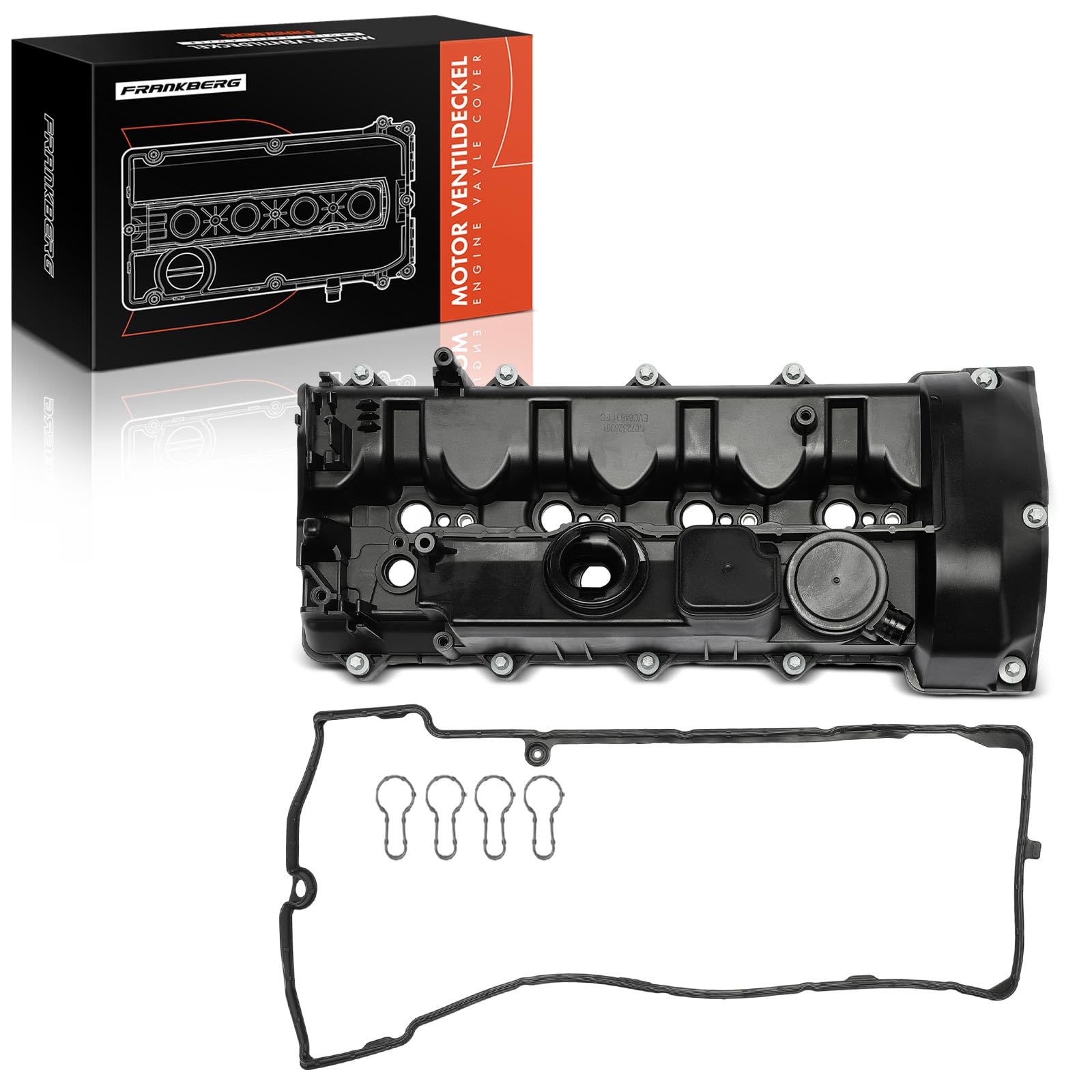 Frankberg Coperchio testata Cilindro Compatibile con Classe E W211 E 200 CDi Classe E T-Model S211 E 200 CDi Classe E W211 E 220 CDi Classe C W204 C 220 CDi Classe E Pianale/Telaio VF211 A6460102230
