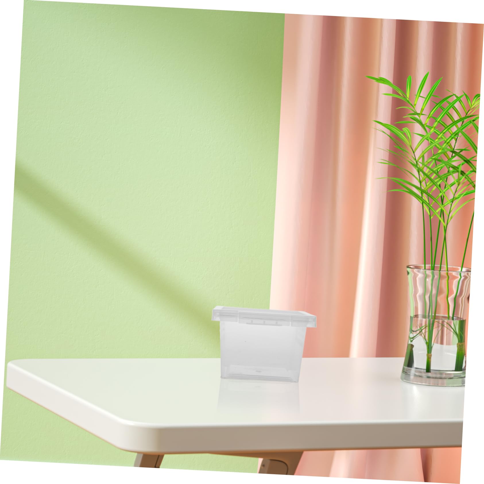 BESPORTBLE Caja de Cría Transparente para Reptiles 100 Piezas PP | Contenedor Compacto, Lote de 100 Unidades, , para Terrario y Accesorios