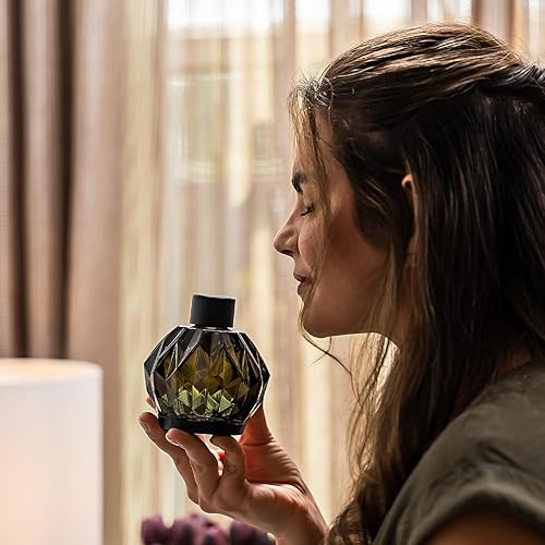 Miniatura 2 de AromaPlan Difusor de varillas de lujo, acogedor difusor de aroma de cachemira (8.5 onzas líquidas, 8.5 fl oz), juego de difusores de junco, incluye