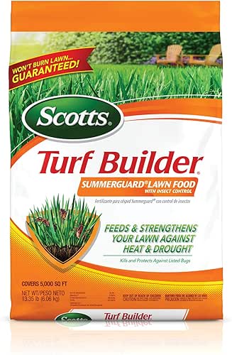 Scotts Turf Builder SummerGuard Lawn Food with Insect Control, 5,000