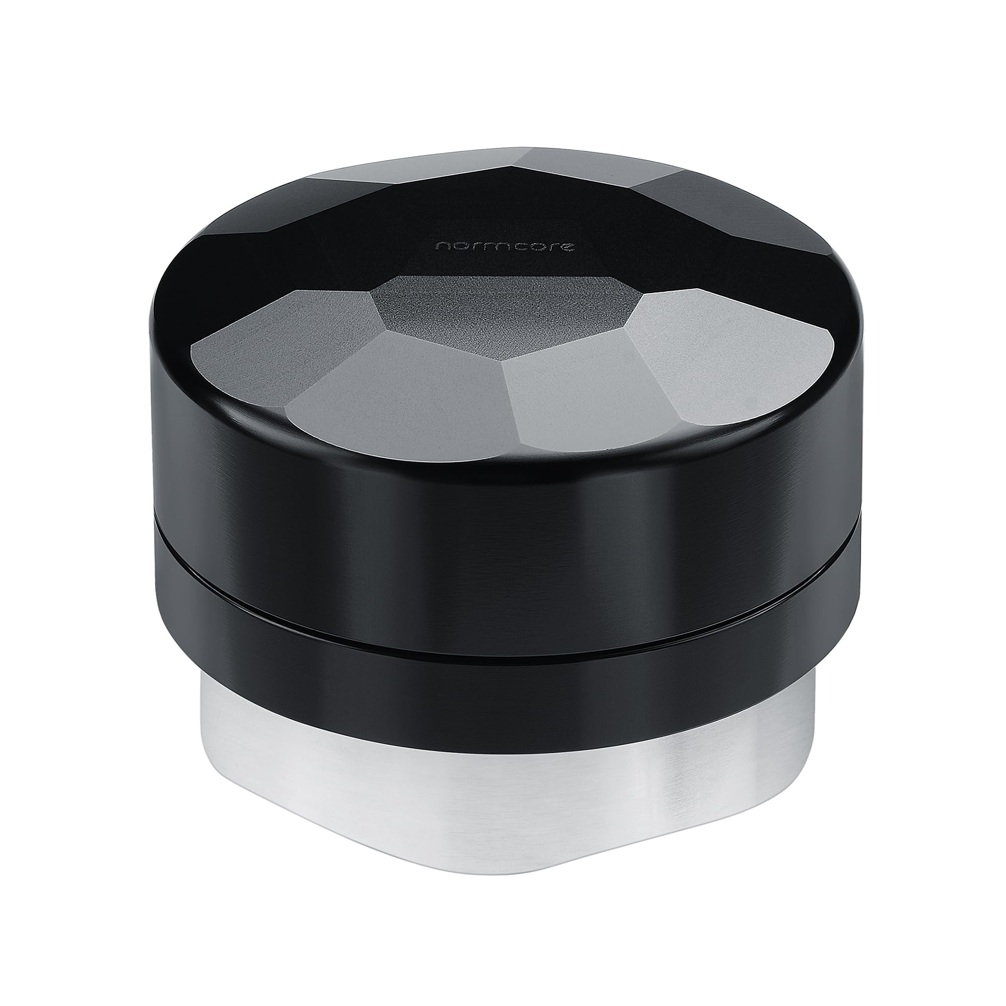Normcore Grawitacyjny dystrybutor kawy 58,5 mm, kryształowa górna poziomówka do espresso z samopoziomującą podstawą, pasuje do portafiltrów 58 mm, adaptacyjnego dystrybutora kawy z podstawą z pięcioma
