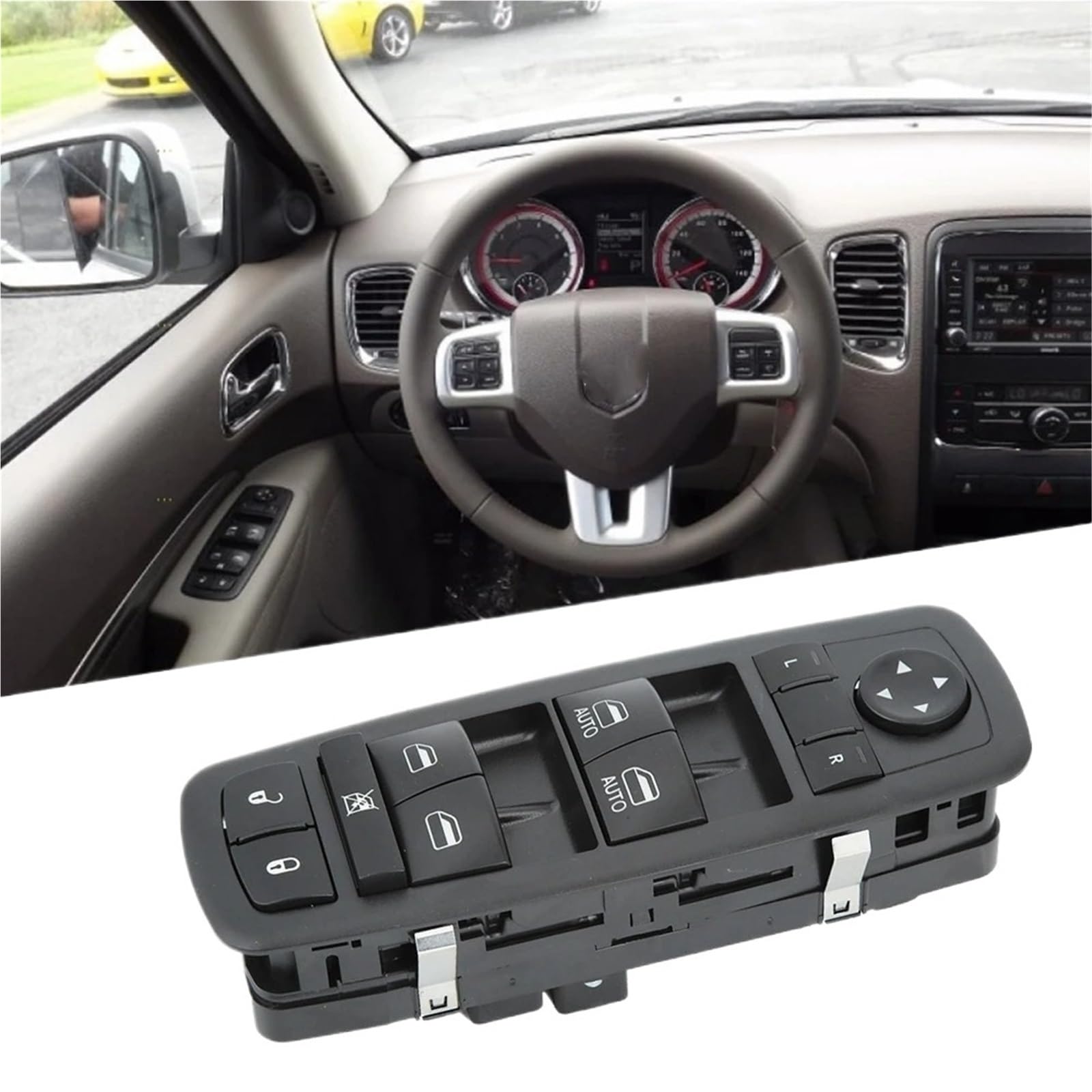 Bouton de commande de lève-vitre Jeep 68030823AE haute qualité - 8