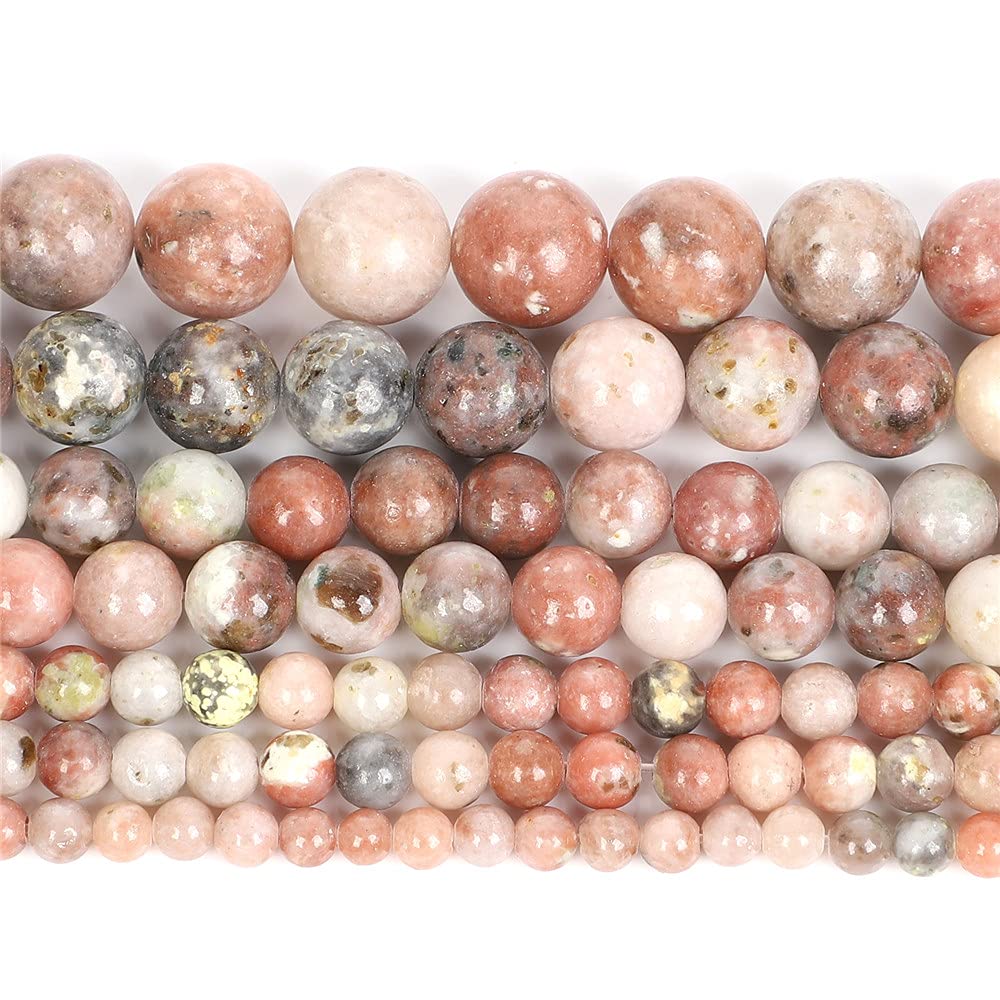 Perles en pierre de chrysanthème naturelle de qualité supérieure pour joaillerie DIY