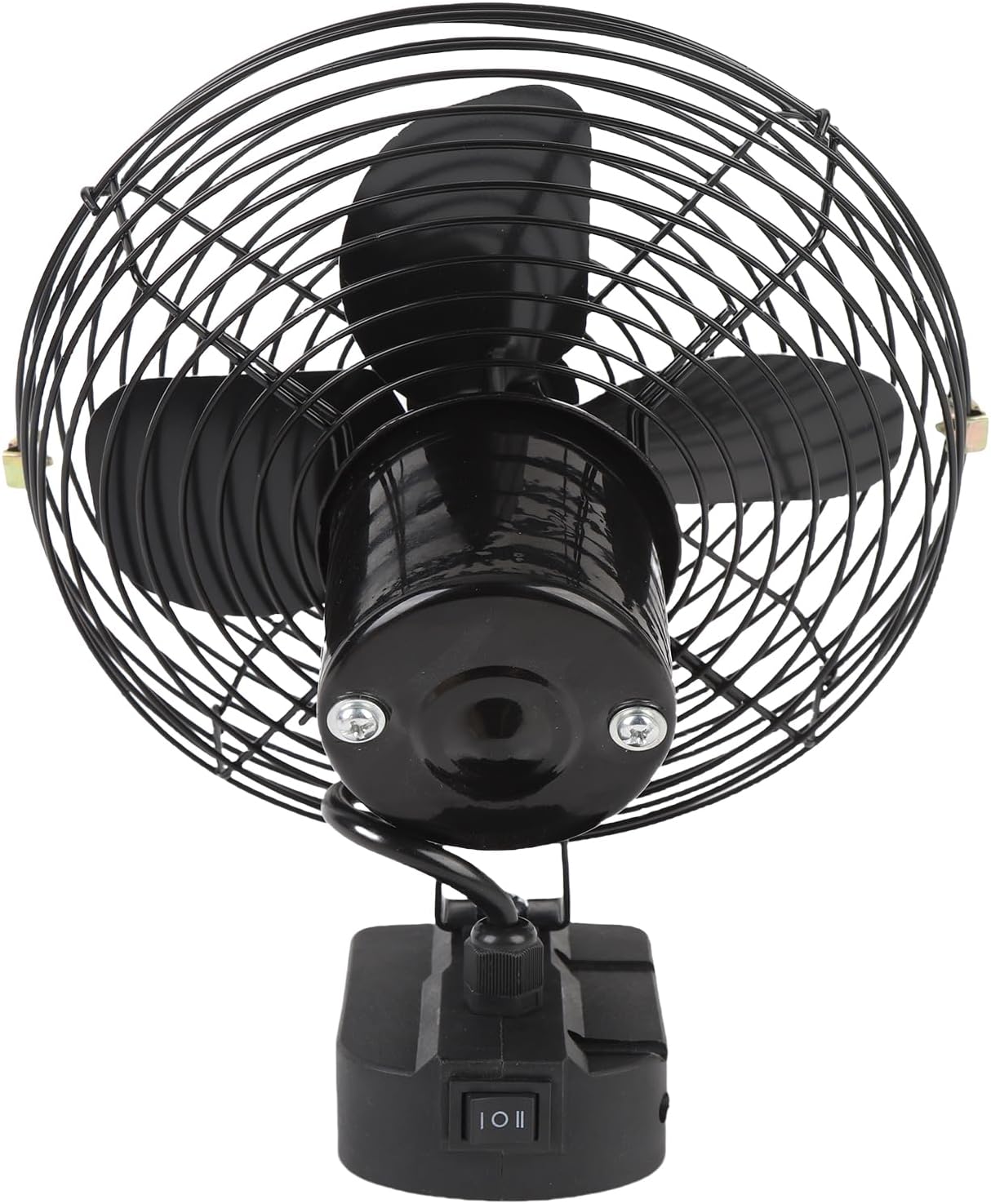 Jeffergarden Outdoor Jobsite Cordless Fan, Portable Battery Powered Electric Fan with 4 Metal Blades, for Construction Site Workshop Home Camping Pool Beach