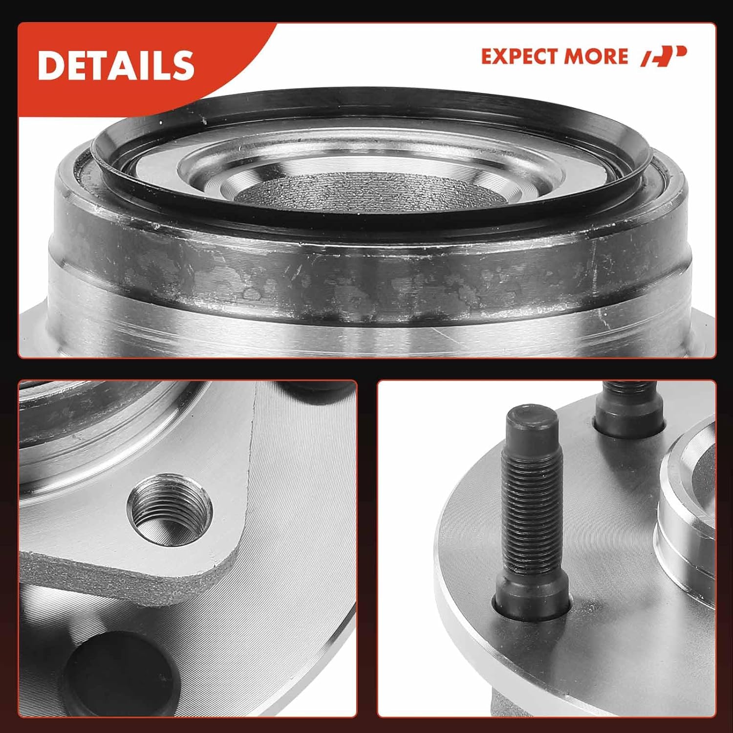 A-Premium Front Wheel Bearing and Hub Assembly with 5-Lug Compatible with Dodge Ram 1500 1994-1999, 4WD Only