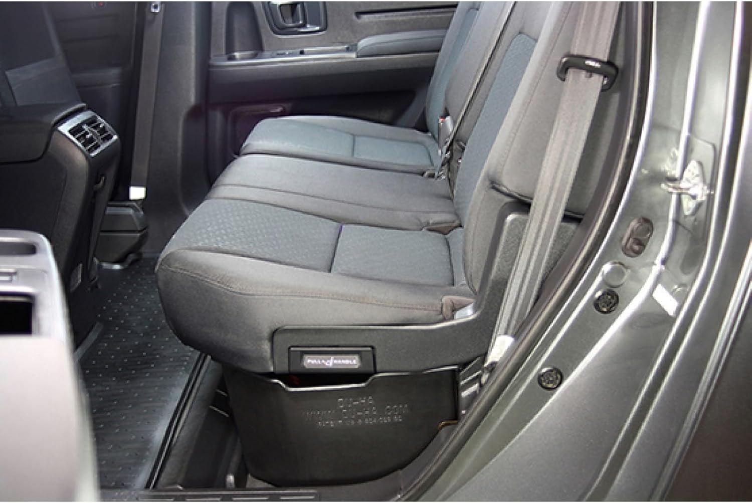 DU-HA DuHa 5074 Under Seat Storage fits 2006-2014 & 2017-2026 Ridgeline | Black Heavy Duty Back Seat Organizer| Easy Installation | Seamless Integration