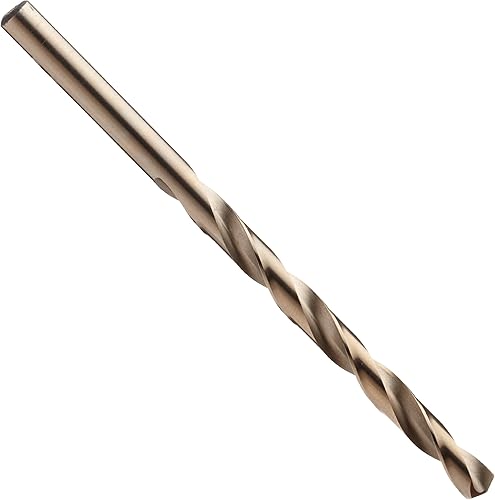 Chicago Latrobe 550ASP Cobalt Steel Jobber Length Drill Bit, Gold Oxide Coated, 