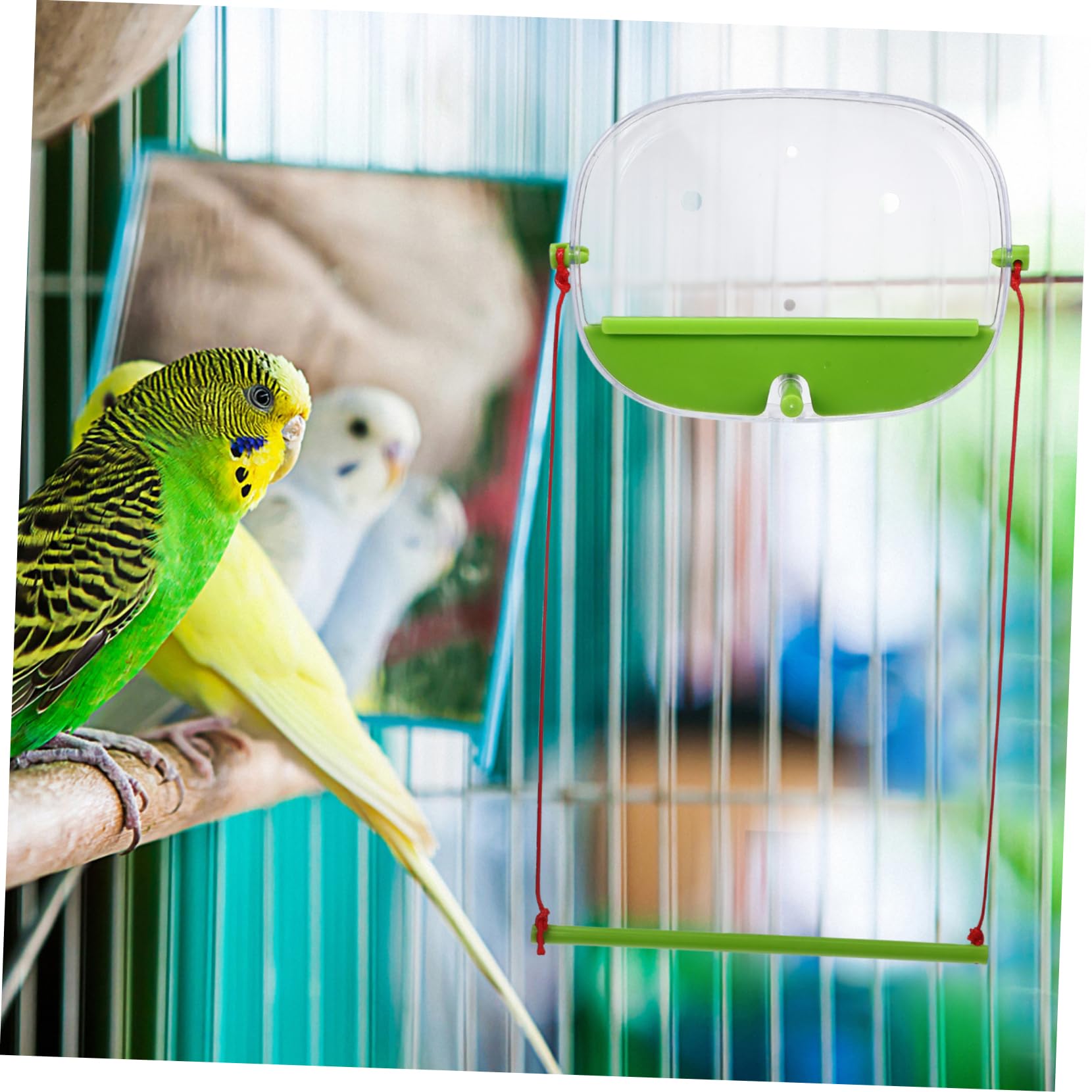 POPETPOP 3 Juegos Comedero para Pájaros Ventosa del Comedero del Colibrí De La Ventana Comederos De Pájaros De Ventana para Exterior Alimentador De Ventana Educación Física Green