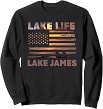 Lake Life Lake James Scenic Outdoor Adventure Sweatshirt