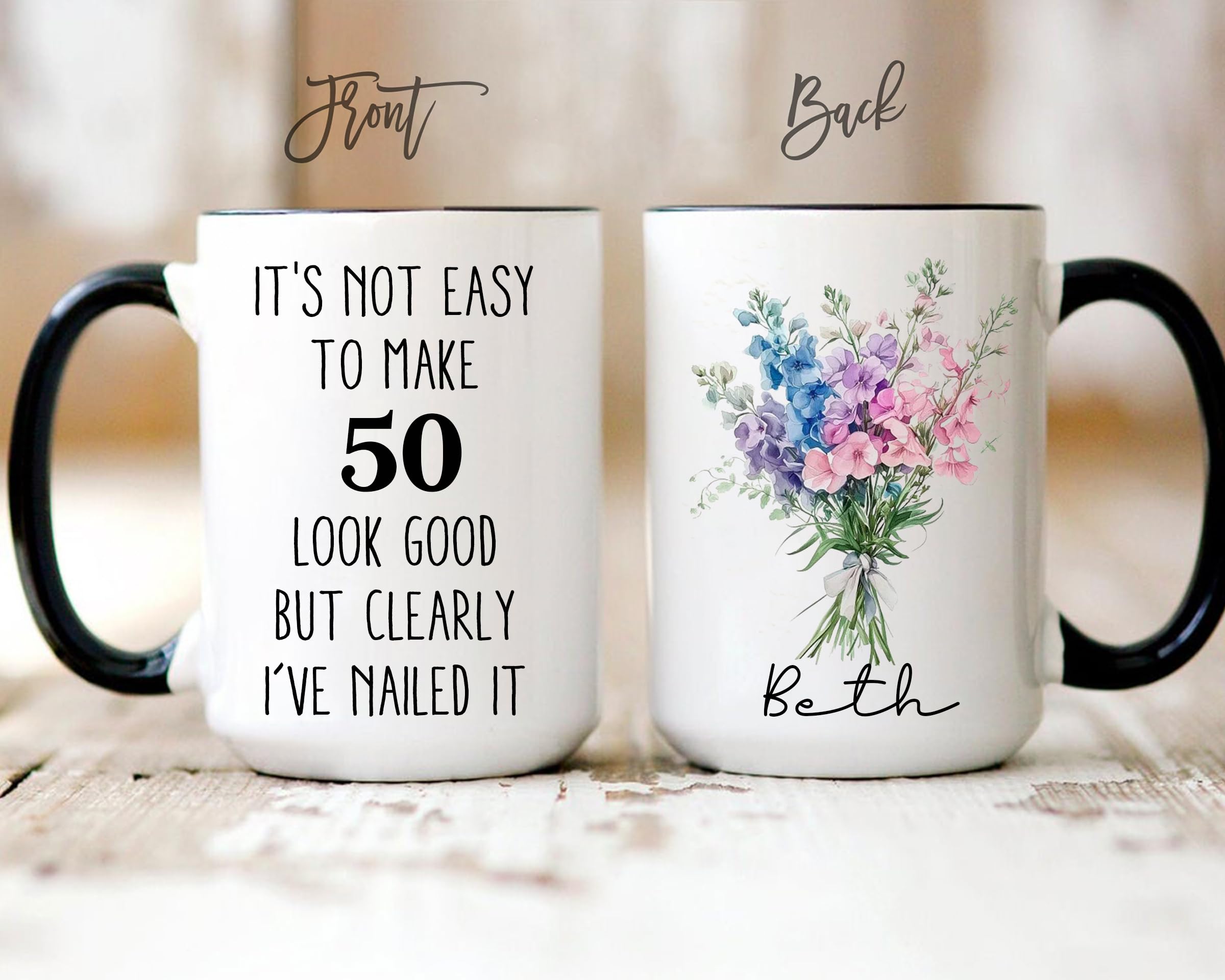 15 oz mug set Linen 15 OZ Set of 4 Tapered Mugs