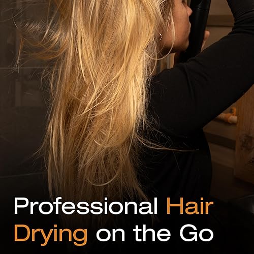 Miniatura 4 de Hedgehog GO Secador portátil de doble propósito Zapatos y cabello 105,000 RPM Bota de viaje, guante y secador de pelo compacto Calor ajustable,