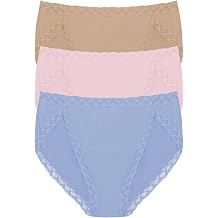 Natori Women's Pima Bliss French Cut Briefs 3 Pack
