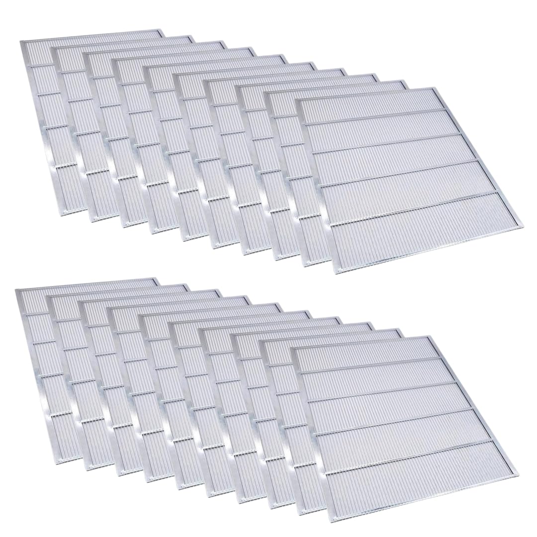 Photo 1 of 10 Frame Size Metal Queen Bee Excluder (20 Pack). Queen Excluder for Beekeeping and Separating Queen Bees from Honey in Your Bee Hive.