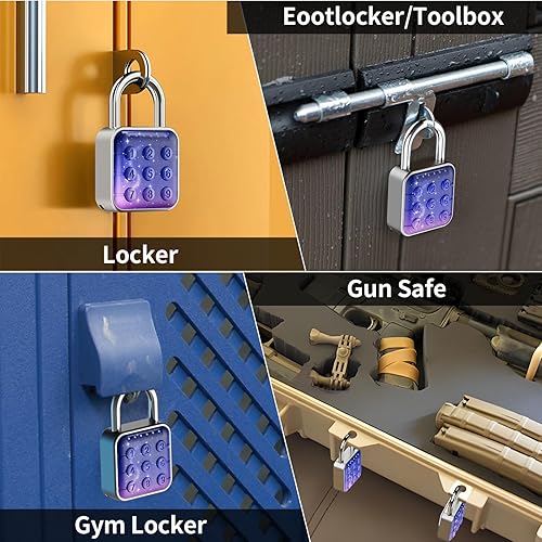 Miniatura 6 de Cerradura de combinación, cerradura de combinación para casillero, cerradura de casillero y cerradura de casillero de gimnasio - Alta seguridad,